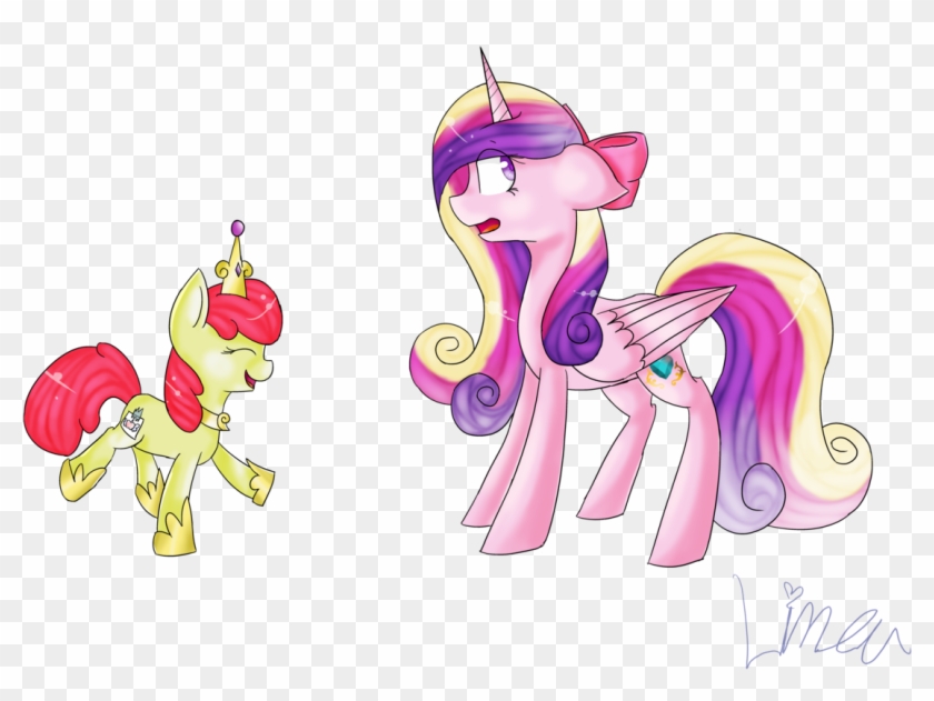 Accessory Swap, Apple Bloom, Artist - Princess Cadence And Applebloom #1185057