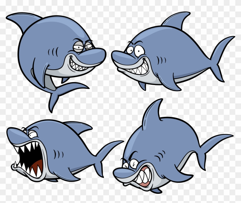 Shark Animation Clip Art - Cartoon #1185079