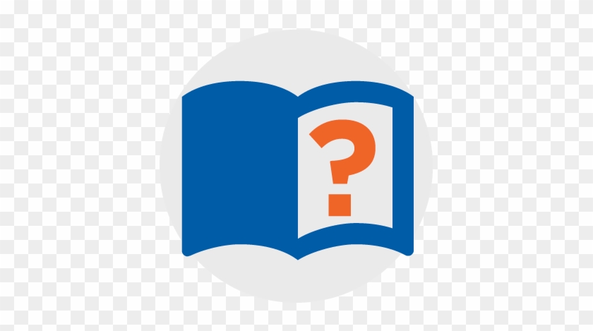 Book And Question Mark Icon - Graphic Design #1185085