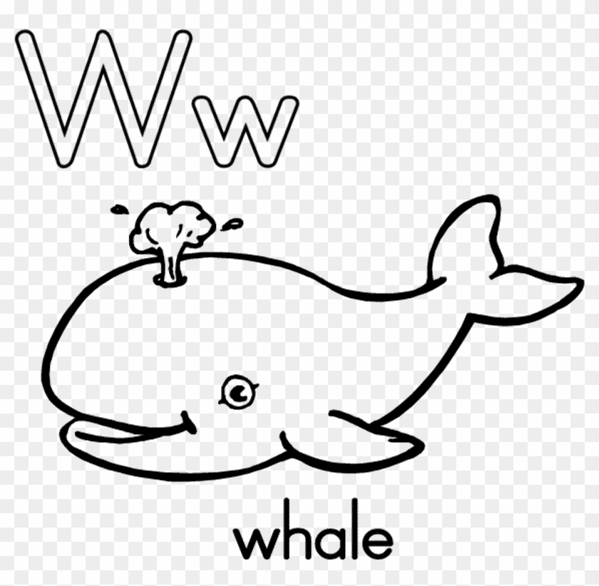 Whale Shark Clipart Paus - Whale To Color #1185103