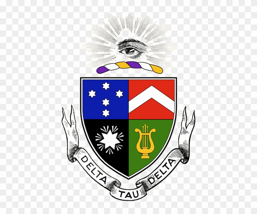 Delta Tau Delta Coat Of Arms - Delta Tau Delta Crest #1185105