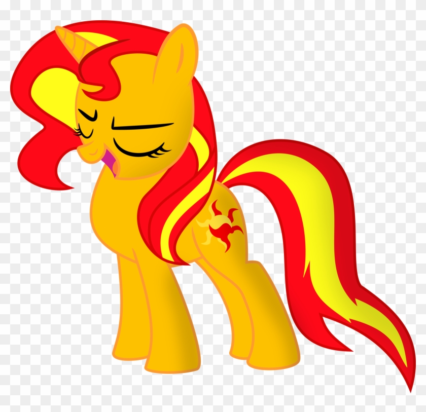 Sunset Shimmer Twilight Sparkle Rainbow Dash Pony Princess - My Little Pony Red And Yellow #1185191