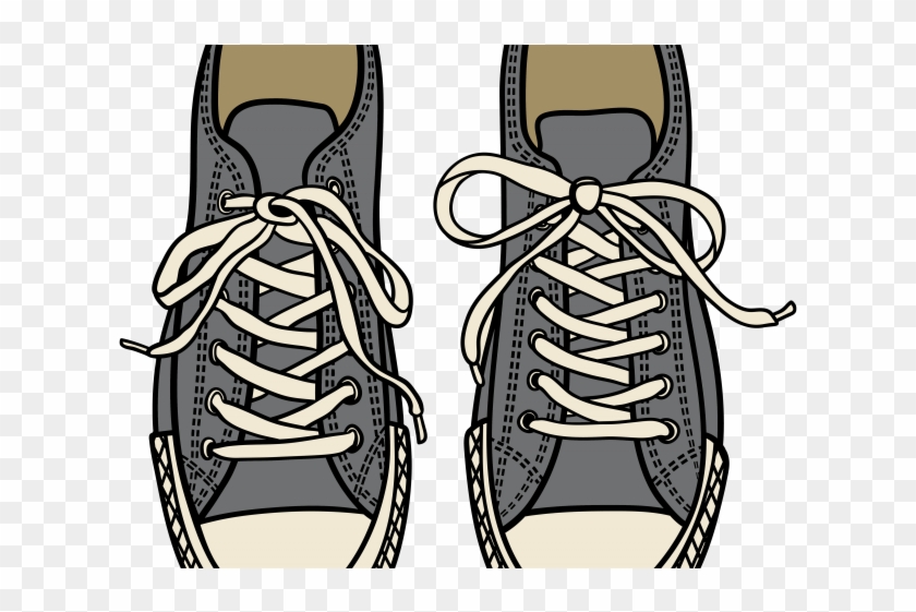 Gym Shoes Clipart Sneaker Sole - Animated Shoes Top View Png #1185317