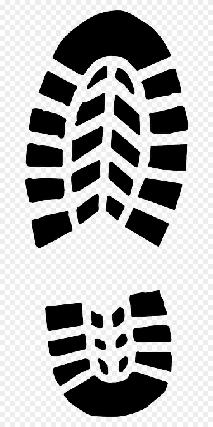 Clipart Shoe Soles - Shoe Print Clip Art #1185354