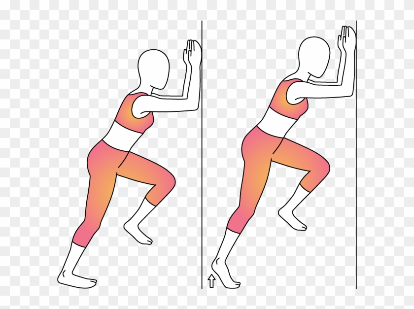 Bend Elbows And Place Forearms On Wall In Front Of - Illustration #1185387