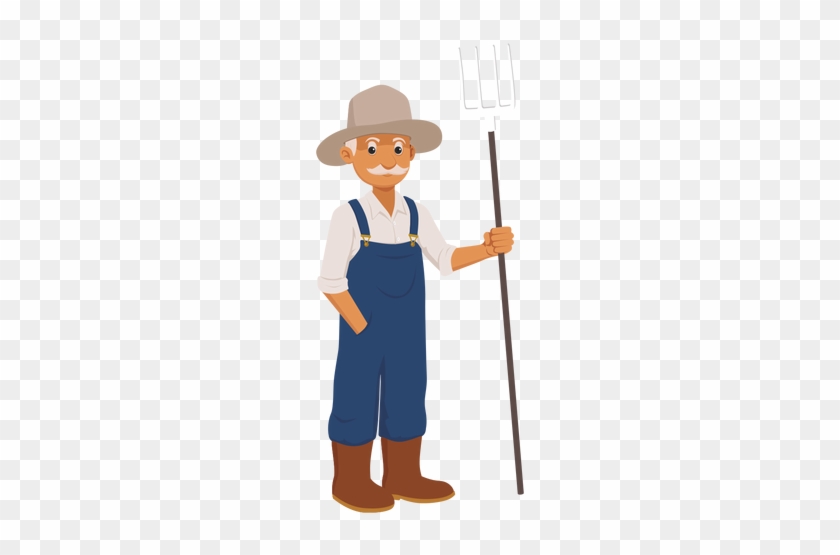 Farmer Clipart Transparent - Cartoon Farmer Png #193130