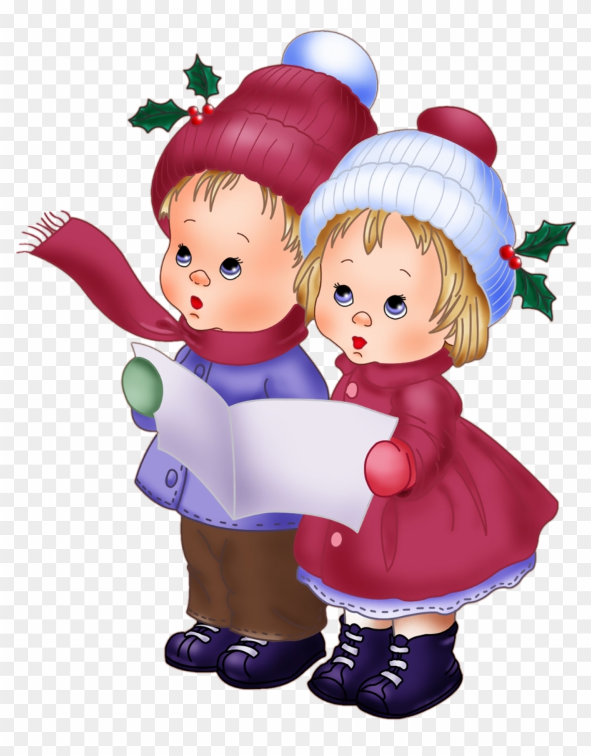 Cute Vintage Kids Png Clipart - Cute Christmas Clipart Png #193146