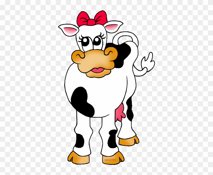 Cow Clipart Phillip Martin - Farm Animals Clip Art #193149