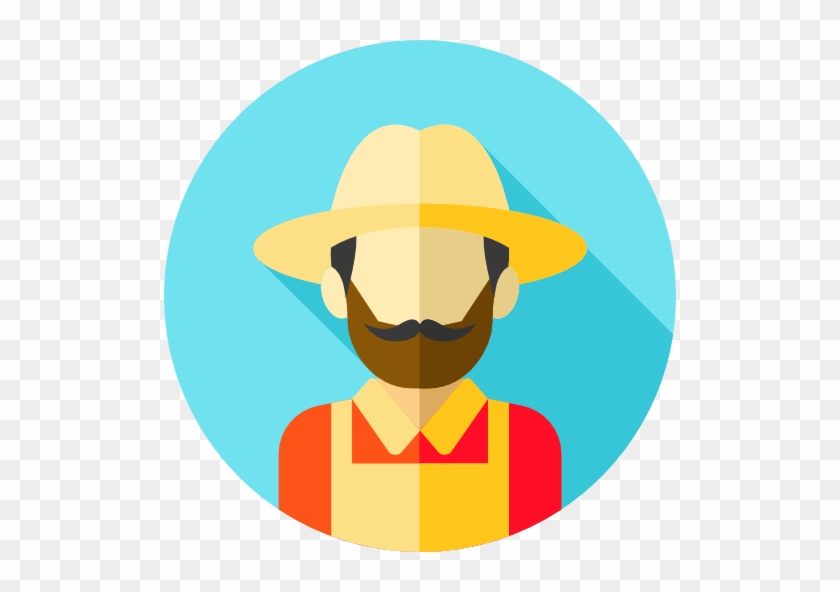 Empower Farmers And Improve Productivity - Farmer Flat Design Png #193204
