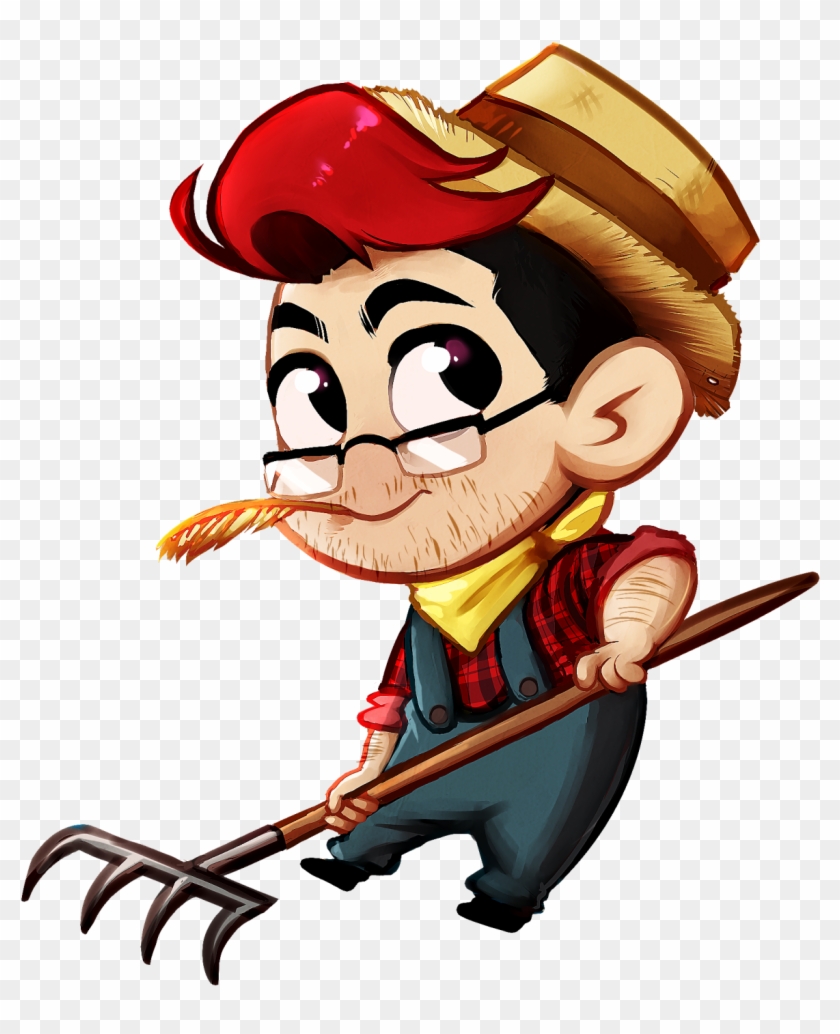 Farmer Markiplier Farmiplier's Farming Outfit For Farming - Chibi Farmer #193230