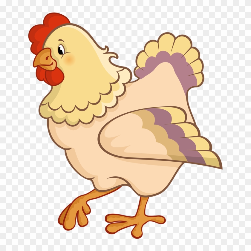 Chickenclip Artbeautiful - Cartoon Hen Png #193243