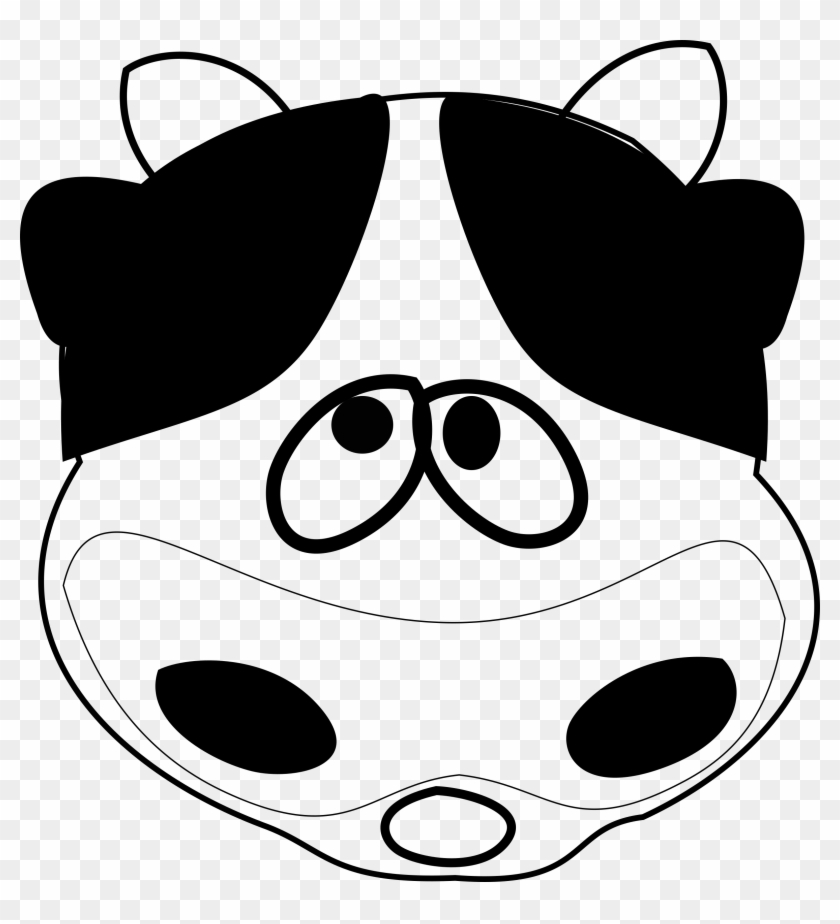 Smiling Cow - Cow Face Clip Art #193382