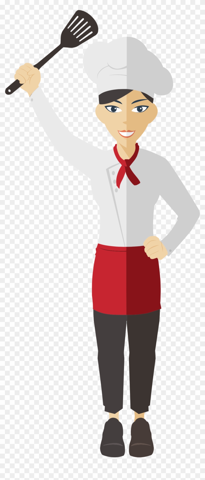 Medium Image - Clipart Chef Female #193442