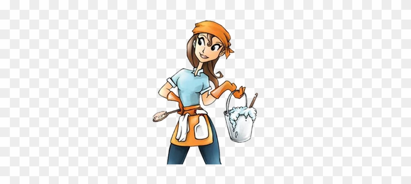 Cleaning Lady Clipart - Cleaning Lady #193446