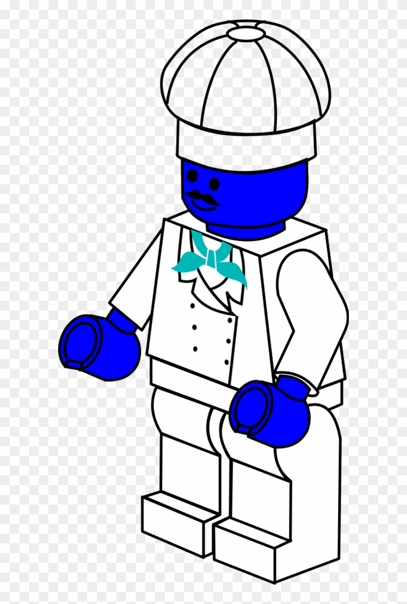 Lego Town Chef - Lego Vector #193458