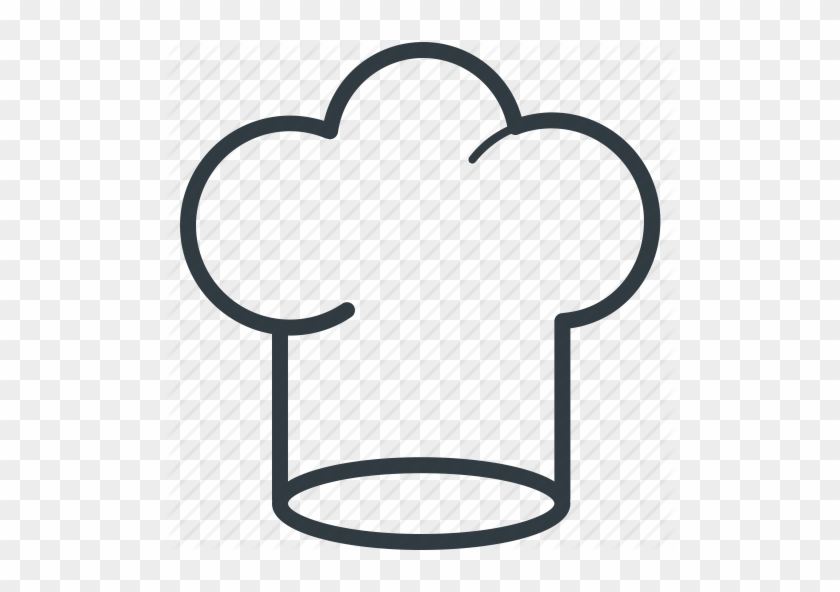 Chef Hat Outline - Chef Hat Vector Png #193480