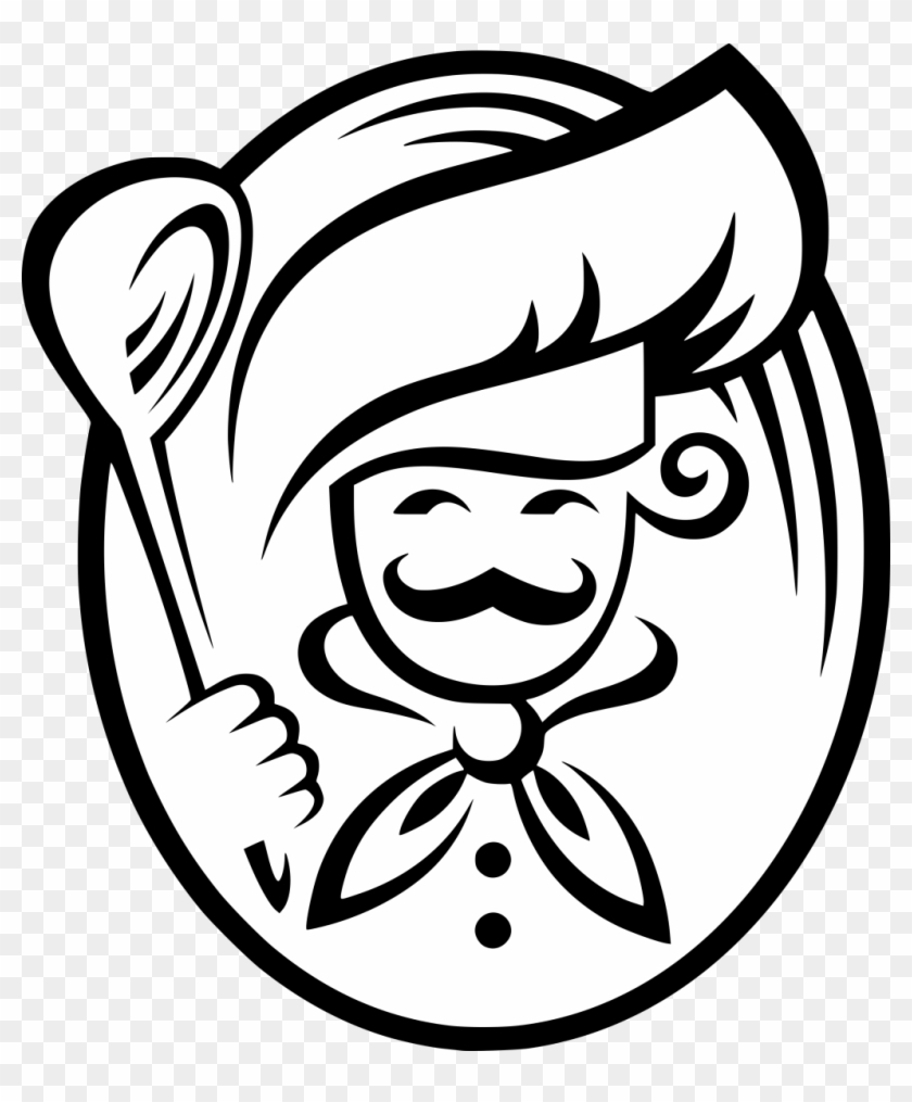 Chef Cooking Logo Clip Art - Cook #193548