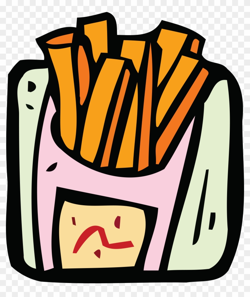 Free Clipart Of A Carton Of Fries - My Calorie Counting Journal: Calorie Counting Tracker #193750