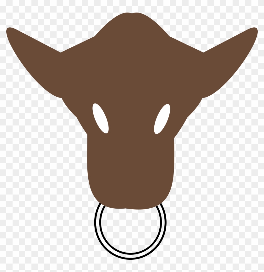 Bull Head Silhouette - Cartoon Bull Head #193765