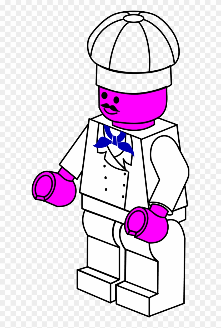 Lego Town Chef - Lego Vector #193810