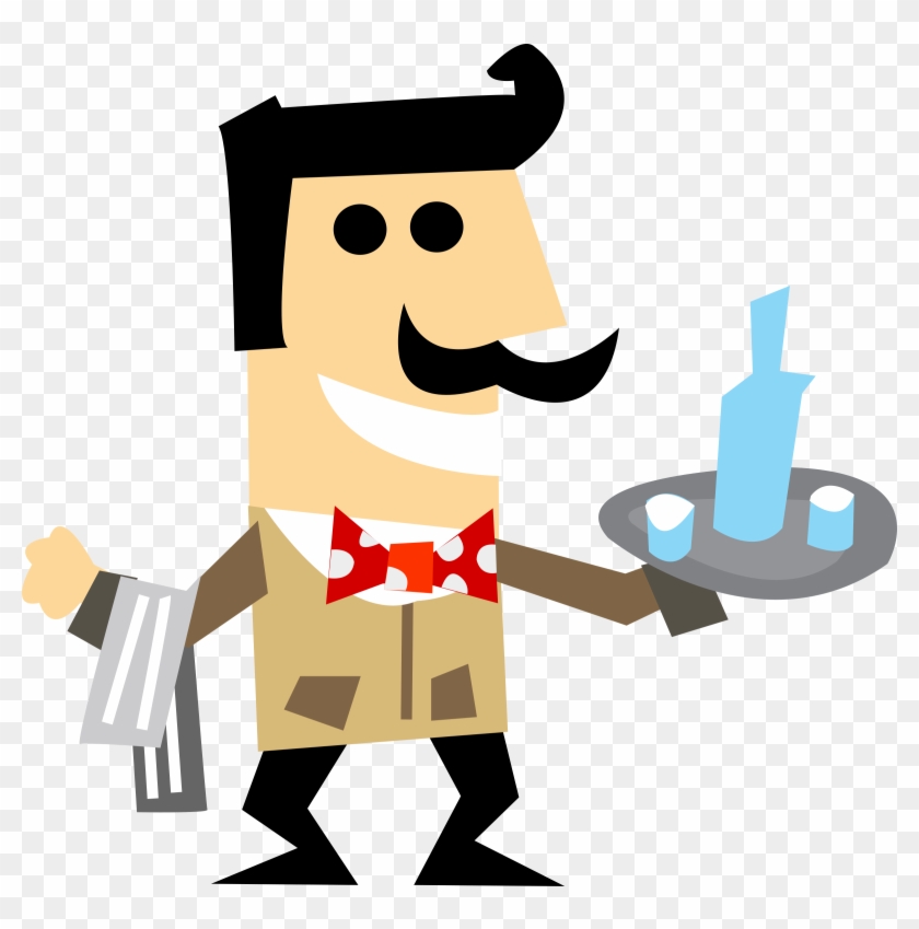 Clipart - Waiter - Waiter Clipart #193839