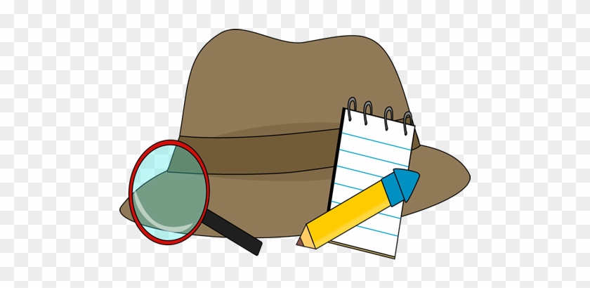 Detective Clip Art - School Scavenger Hunt Clues #193887