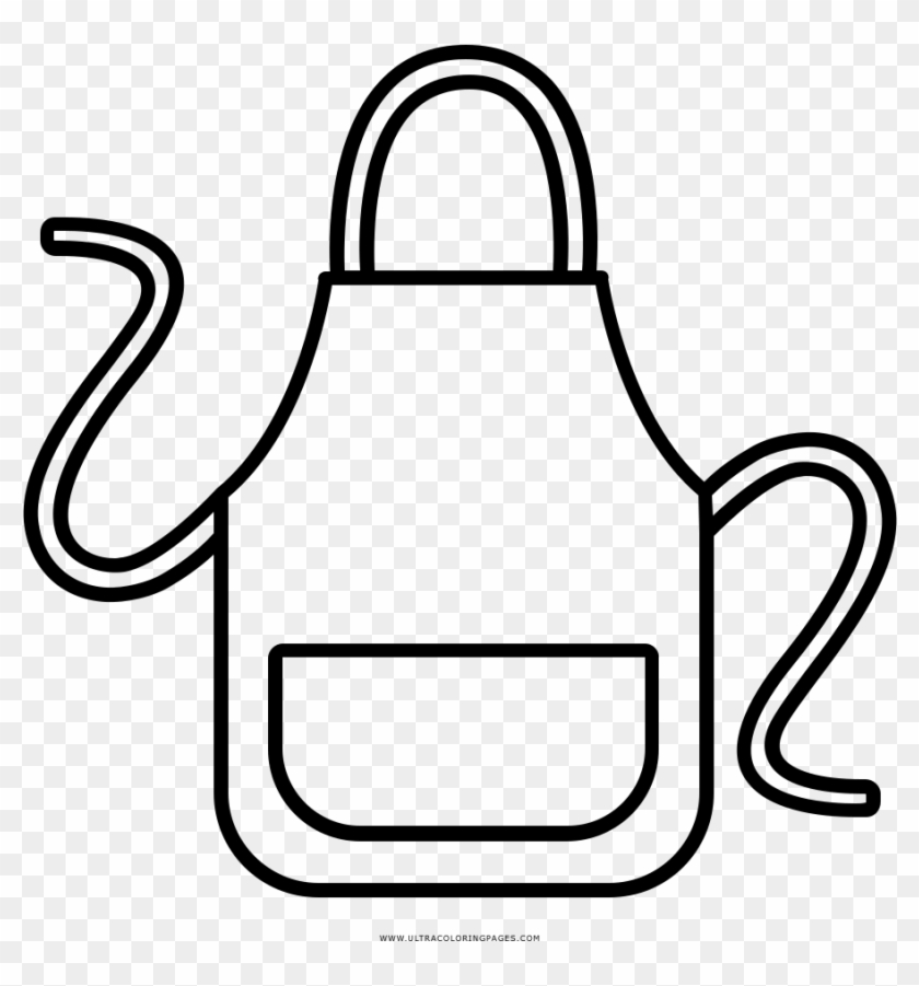 Apron Coloring Page - Desenho De Avental Para Colorir #193902