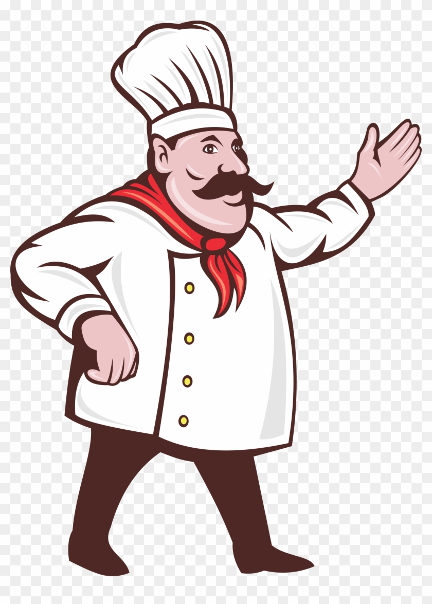 Chef Cartoon Clip Art - Cartoon Italian Chef #193907