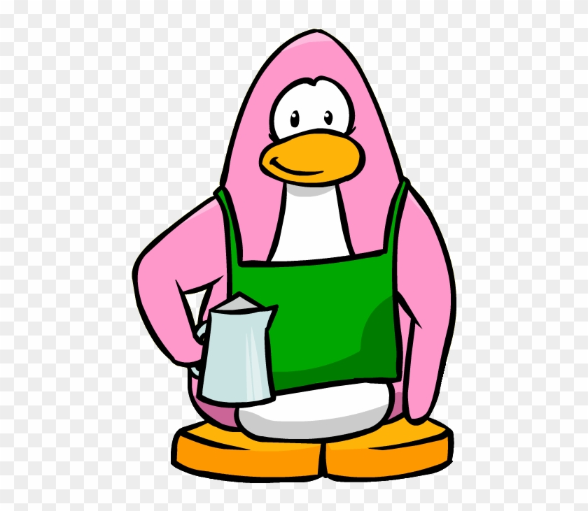 June 2006 Coffee Apron Penguin Style - Club Penguin Coffee Apron #193952