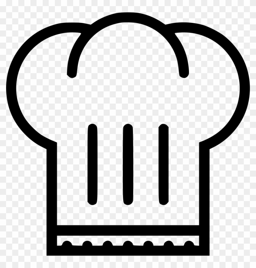 Cook Cap Comments - Chef Hat Icon Clipart #194002
