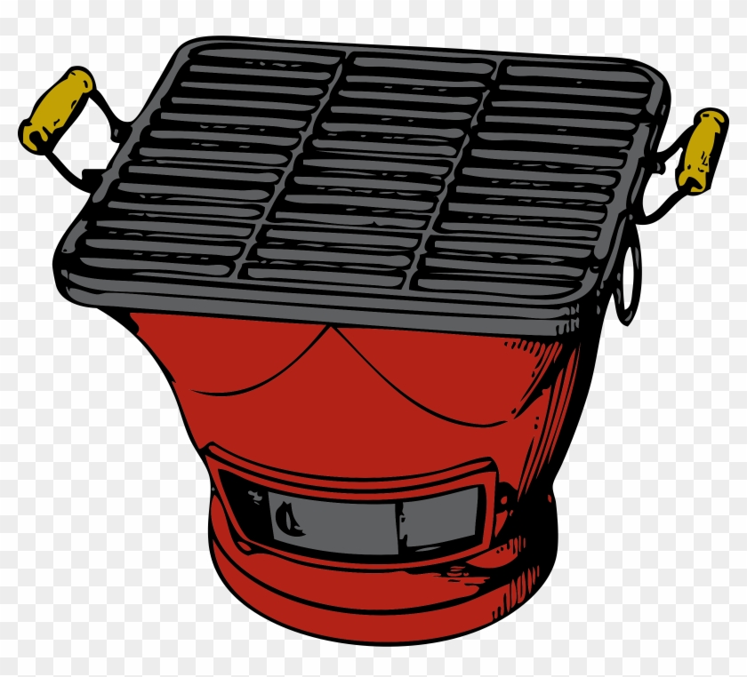 Clipart Hibachi Grill - Grill Clip Art #194124