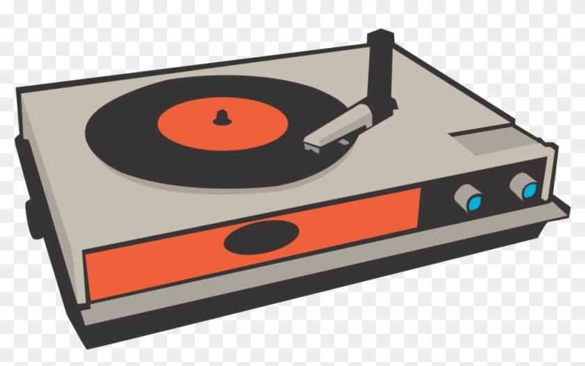Record Player Clipart Old School - Record Player Clipart #194135