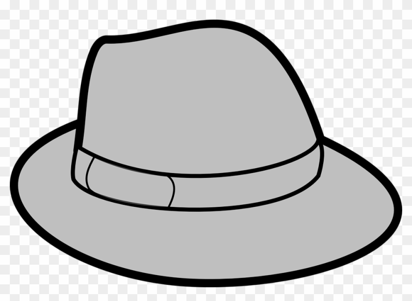 Greyhat Clip Art - Hat Outline Png #194184