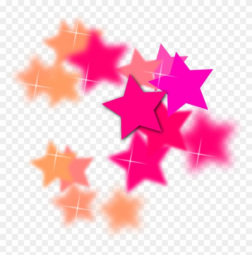 This Free Icons Png Design Of Star Flourish - Star Pink Png #194280