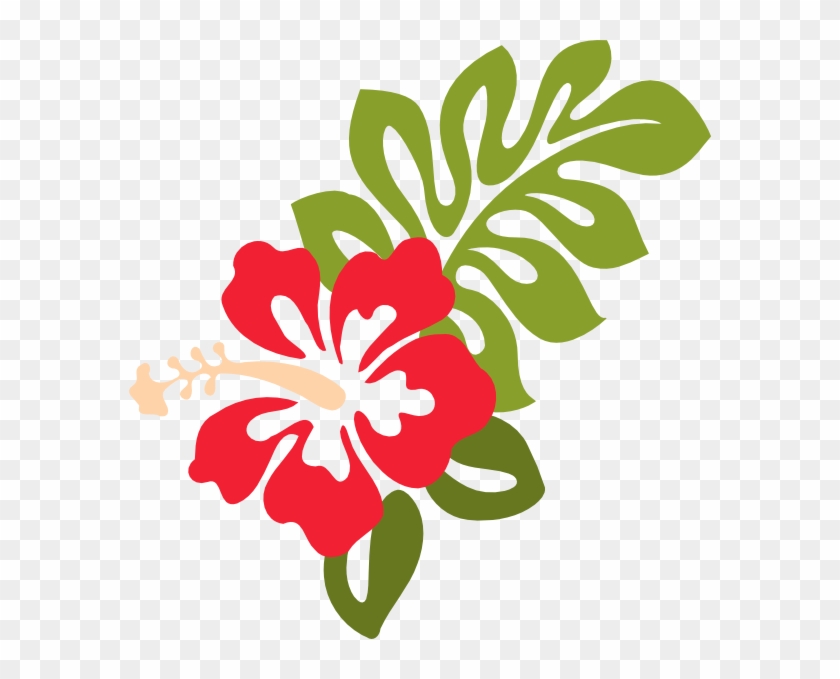 How To Set Use Red Hibiscus Svg Vector - Red Hibiscus Clip Art #194286