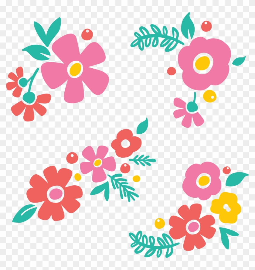 Floral Motifs Png - Flower Cut Files #194297