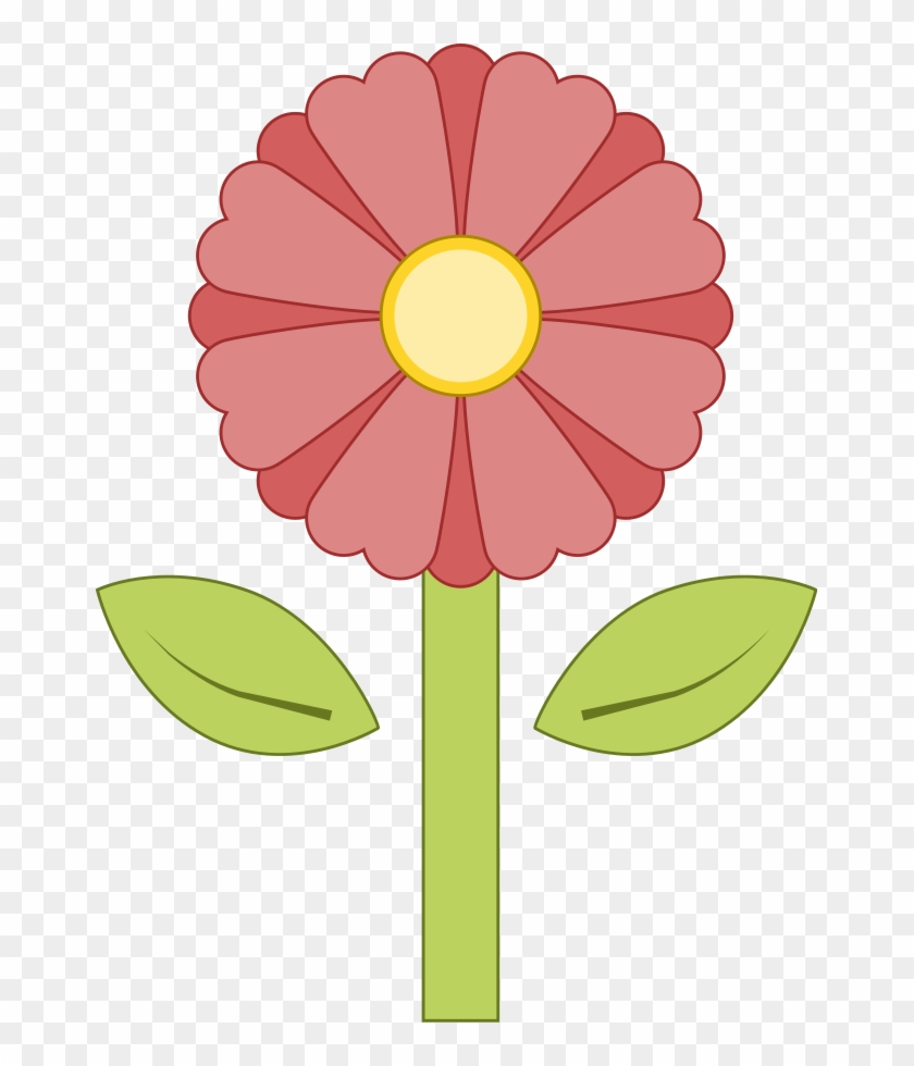 Pink Flower Png Clip Arts - صور ورد كرتون #194308