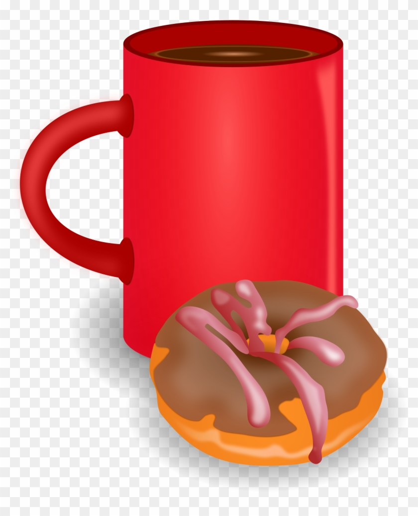 Clipart - Coffee And Donuts Png #194457
