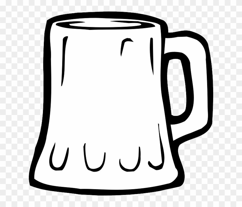 Mug Clipart Cartoon - Empty Beer Mug Clip Art #194498