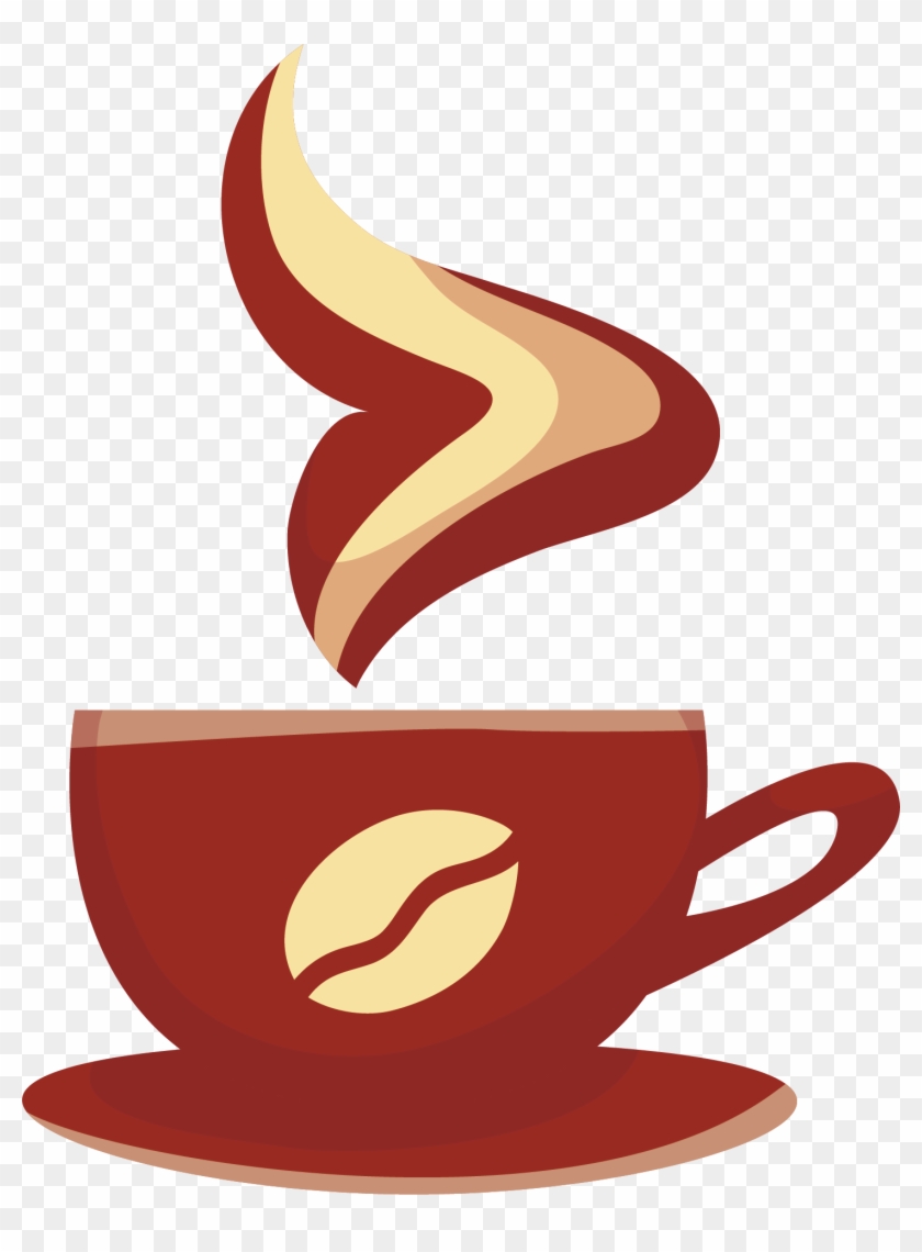 Coffee Cup Cafe Clip Art - Clip Art Cup Coffee Vector #194503