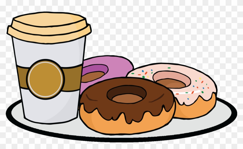 Donuts Coffee And Doughnuts Clip Art - Donuts Coffee And Doughnuts Clip Art #194573