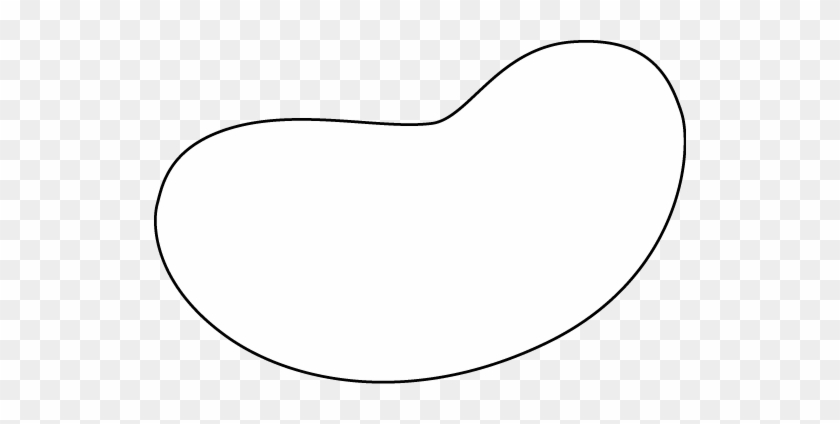 bean clipart black and white