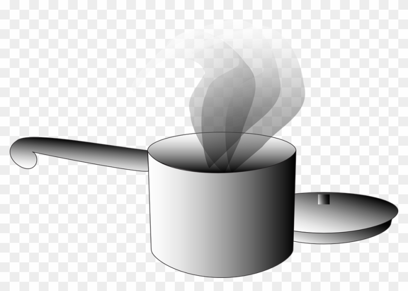 Pot With Lid Clip Art At Vector Clip Art - Steaming Pot Clip Art #194738