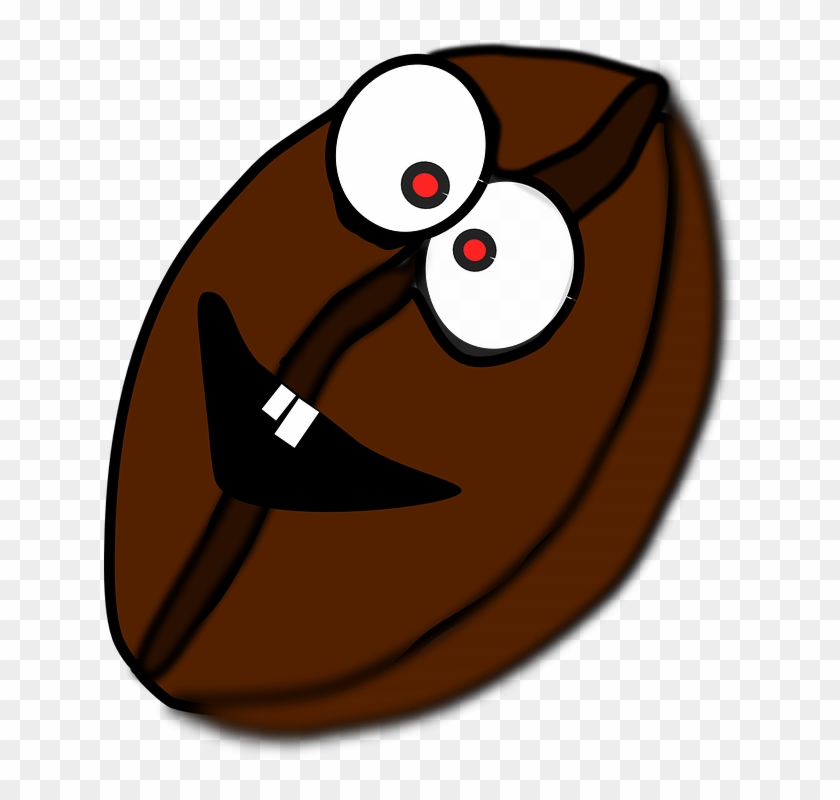 Comic Coffee Bean, Coffee, Face, Eyes, Brown, Cartoon, - เมล็ด กาแฟ การ์ตูน Png #194752