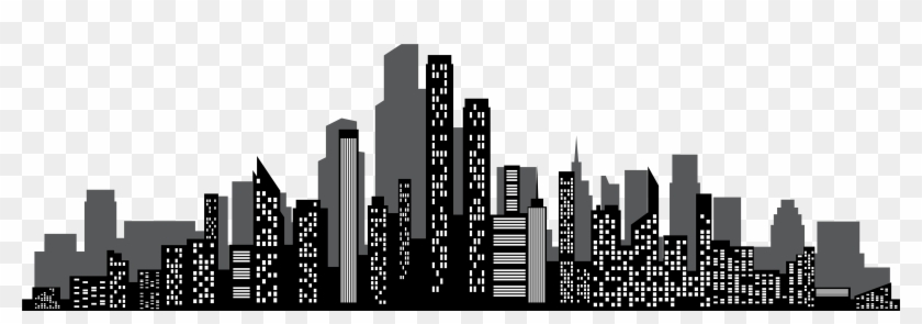 Cityscape Silhouette Png Clip - Cityscape Silhouette Png #194815