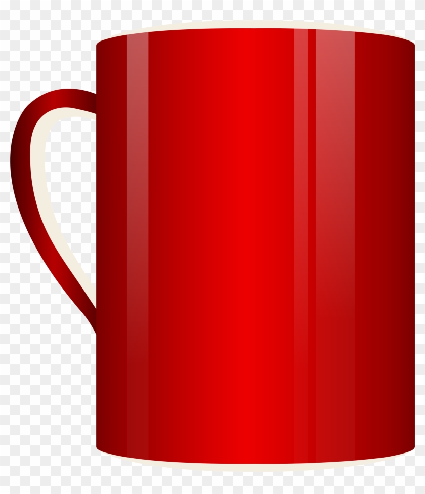 Red Cup Png Clipart - Red Mug Clip Art #194825