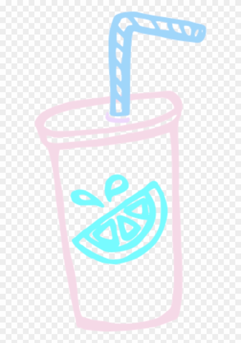 Lemonade Juice Cup Straw Drink Juice - Juice Cup Vector Png #194814