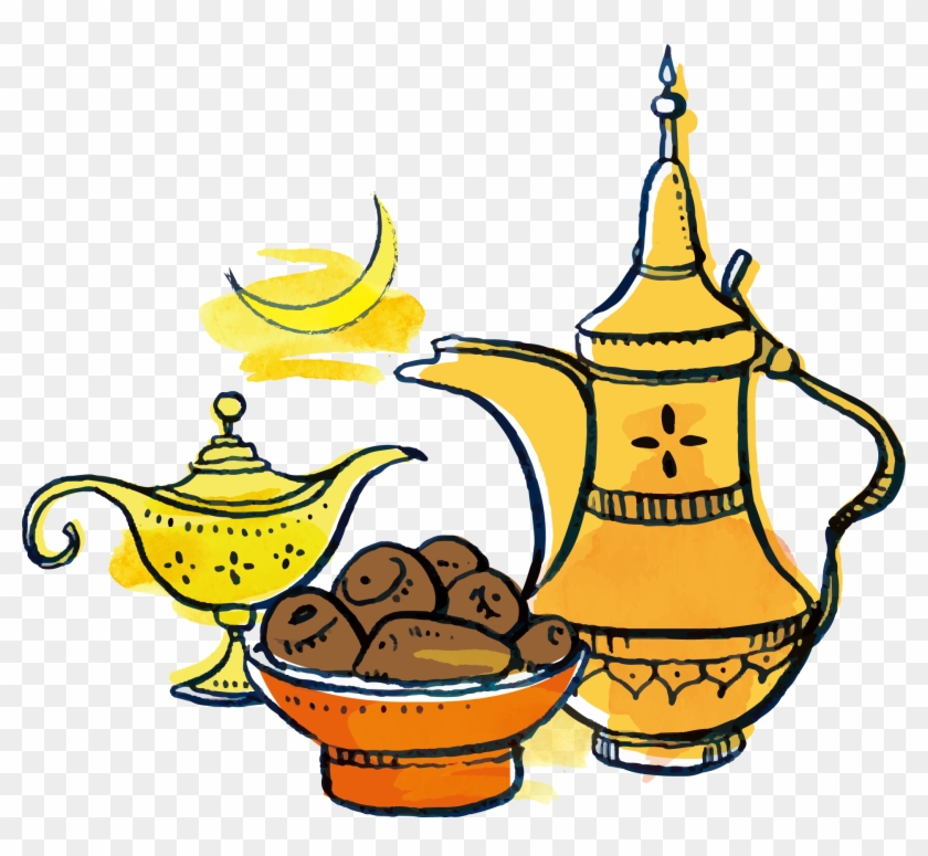 Fasting In Islam Ramadan Clip Art - Clipart Ramadan Date Png #194853