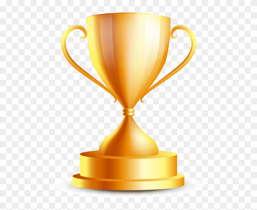 Gold Medal Trophy Champion - Trophy Clipart #194878