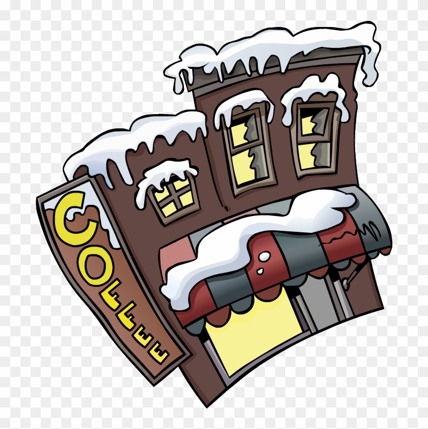 Coffee - Shop - Outside - Coffee Shop Club Penguin #194916